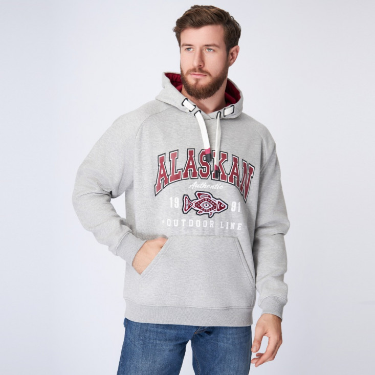 Толстовка Alaskan Promo Hoodie серый   M