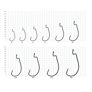 Крючки офсетные Saikyo BS-3315 Offset Hook Крючки офсетные Saikyo BS-3315 Offset Hook