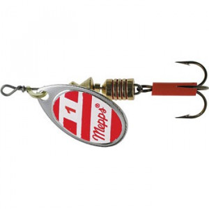 Блесна вращ. Mepps AGLIA White/Red, 1, SILVER Блесна вращ. Mepps AGLIA White/Red, 1, SILVER
