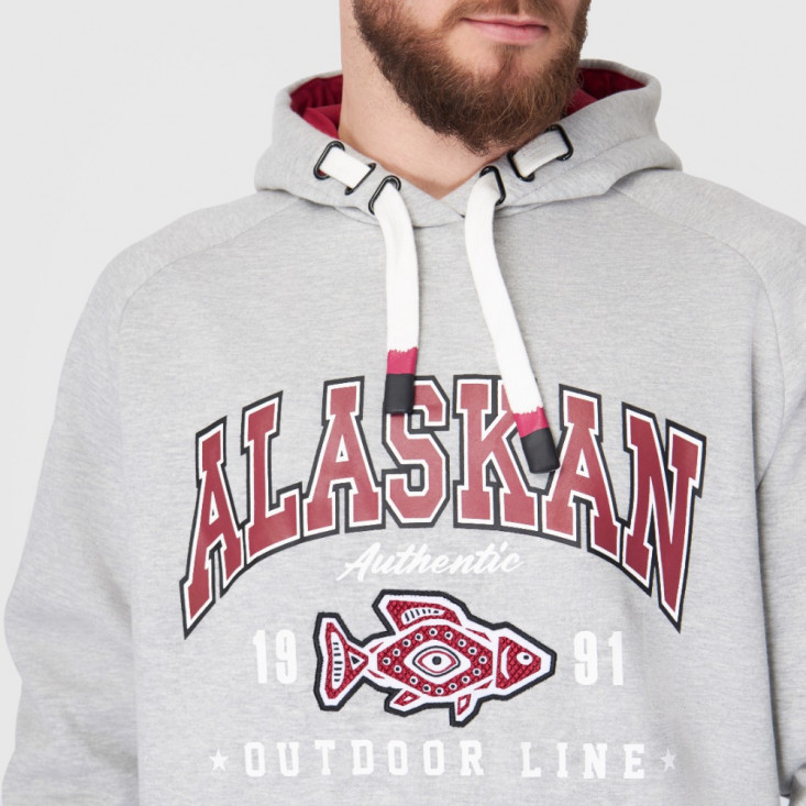 Толстовка Alaskan Promo Hoodie серый   M
