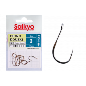 Крючки Saikyo KH-10062 NI CHINU DOUSKI №3 (10 шт.) Крючки Saikyo KH-10062 NI CHINU DOUSKI №3 (10 шт.)