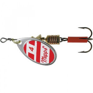 Блесна вращ. Mepps AGLIA White/Red, 4, SILVER Блесна вращ. Mepps AGLIA White/Red, 4, SILVER